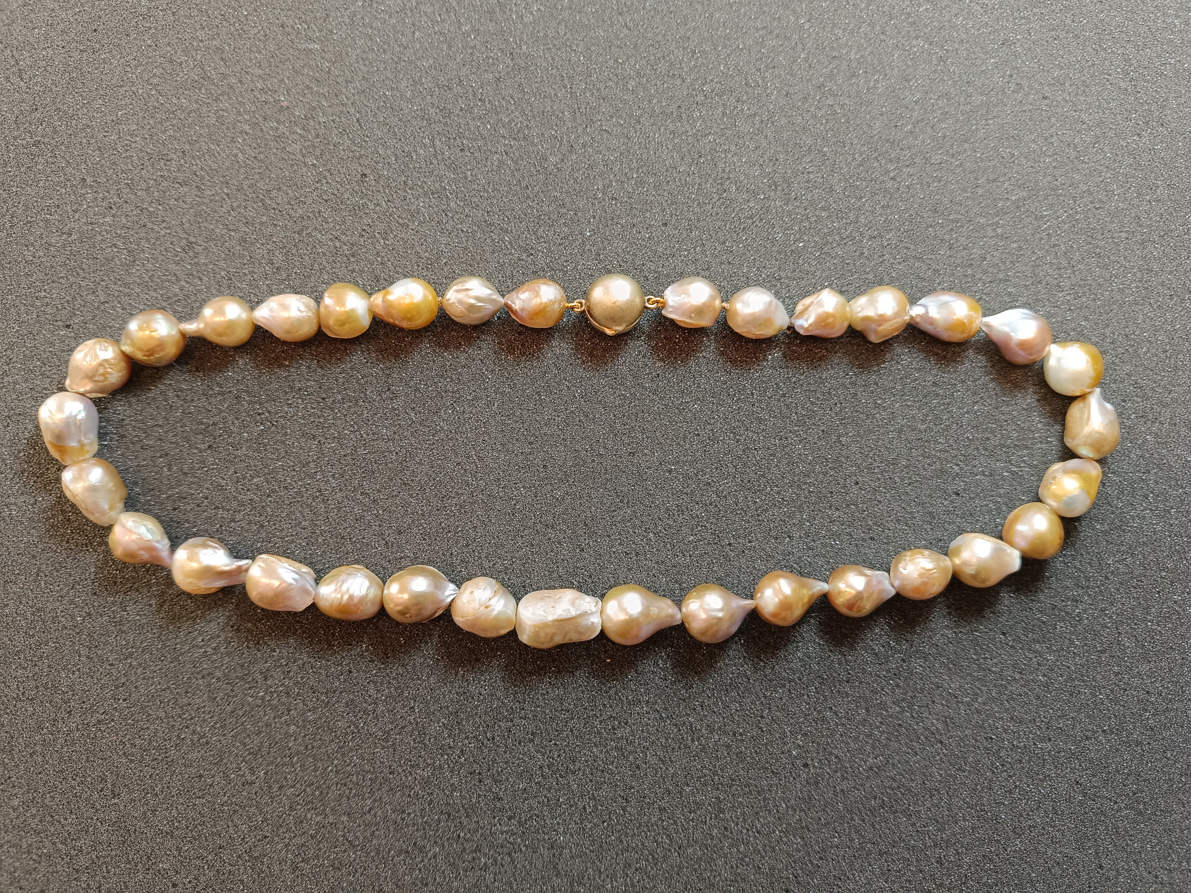 Barock-Zuchtperlen Halskette