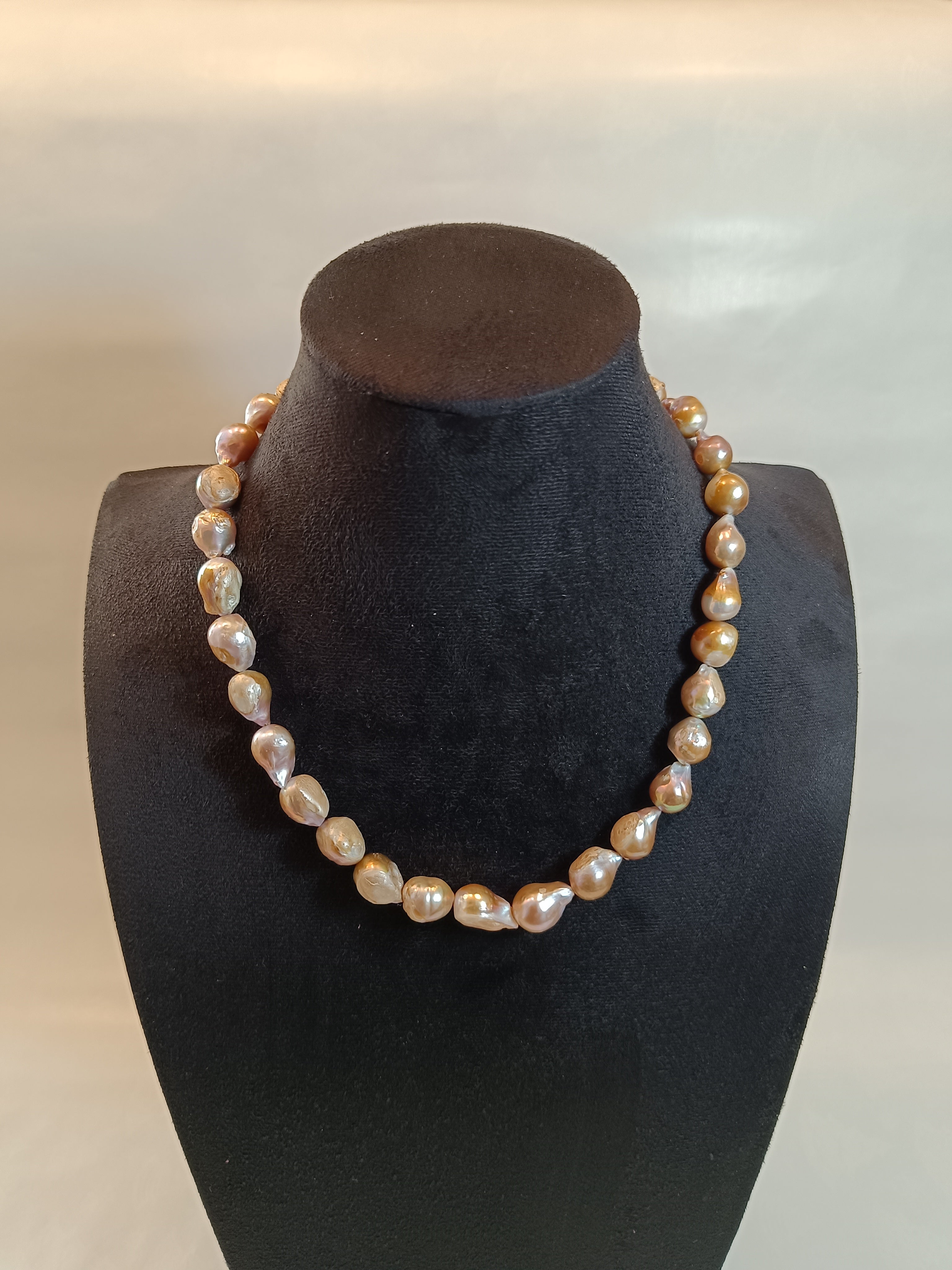 Barock-Zuchtperlen Halskette