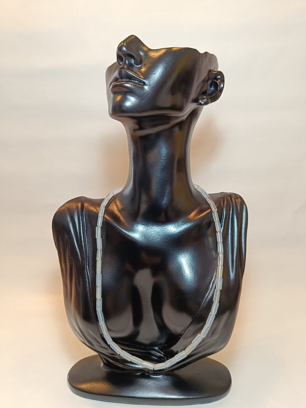 Silberchalzedon Halskette