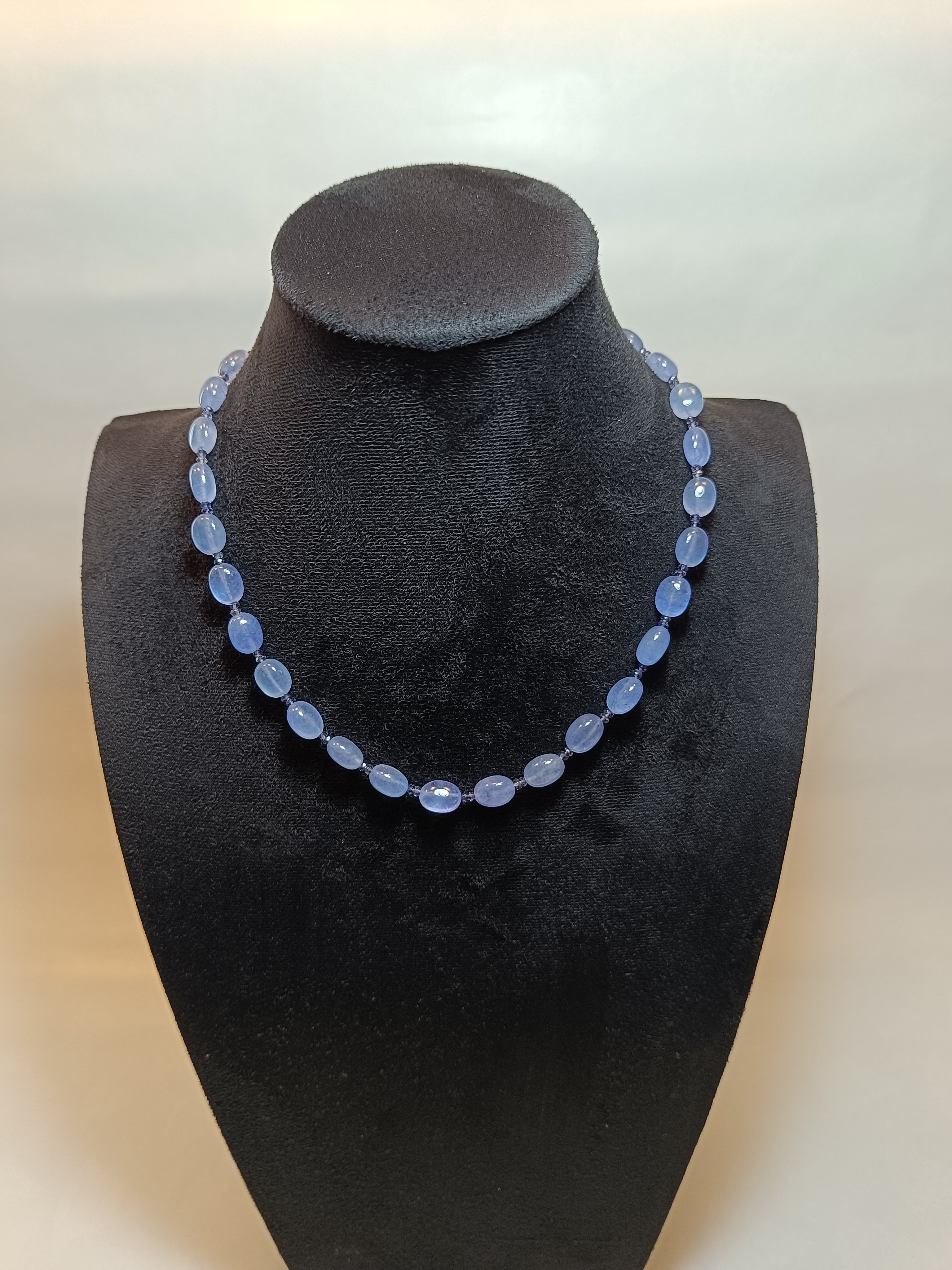 Blaue Aventurin/Iolith Halskette