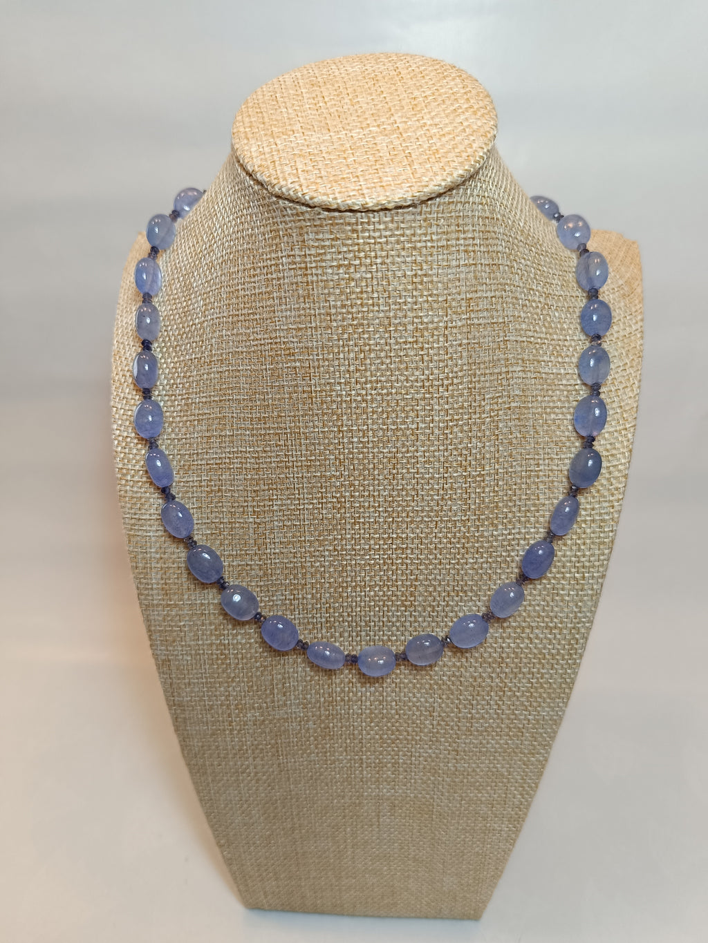 Blaue Aventurin/Iolith Halskette