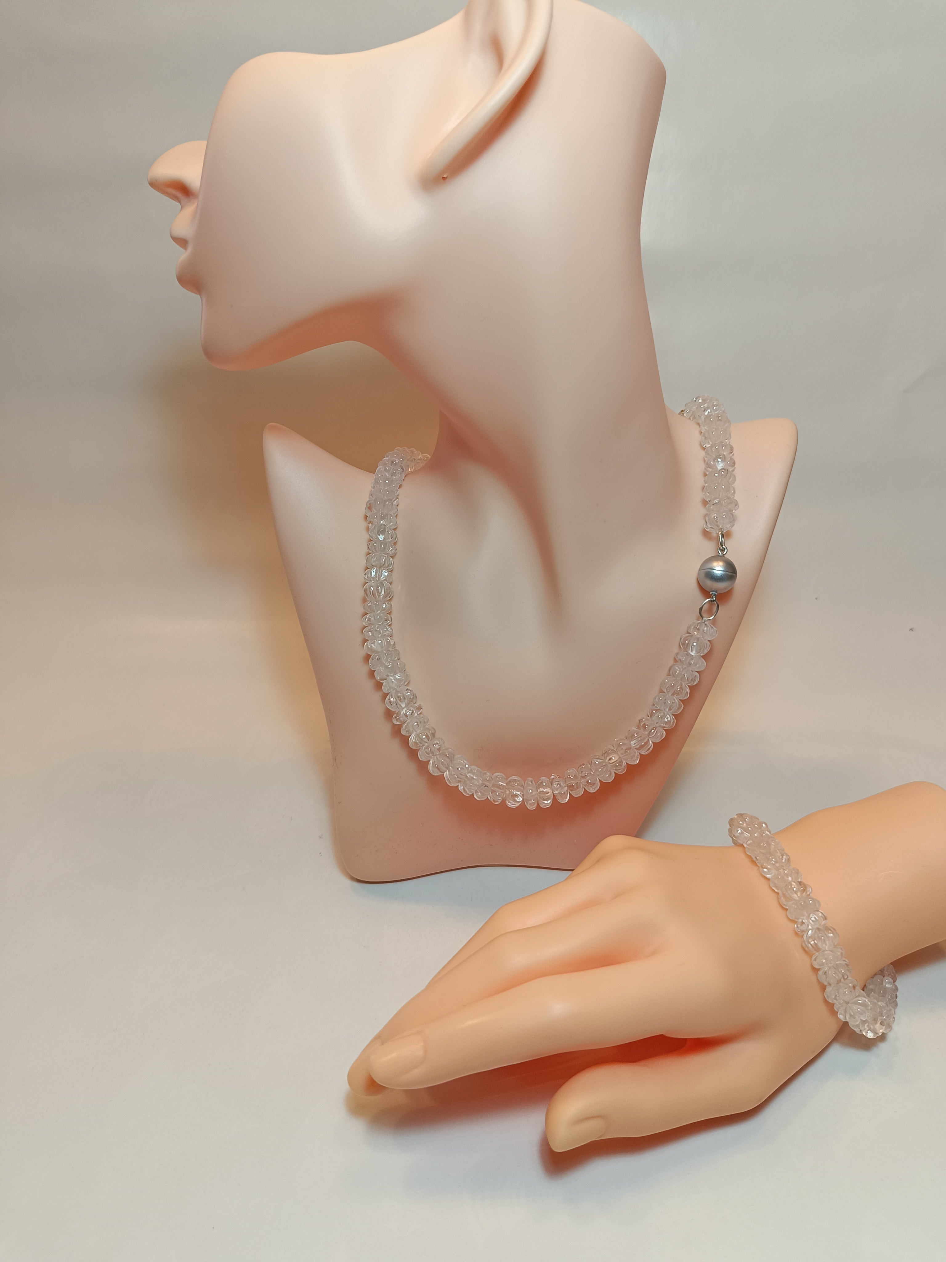 Bergkristall Armkette