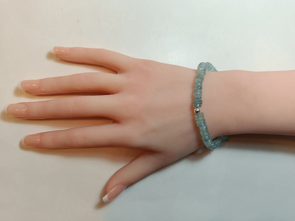 Aquamarin Armkette