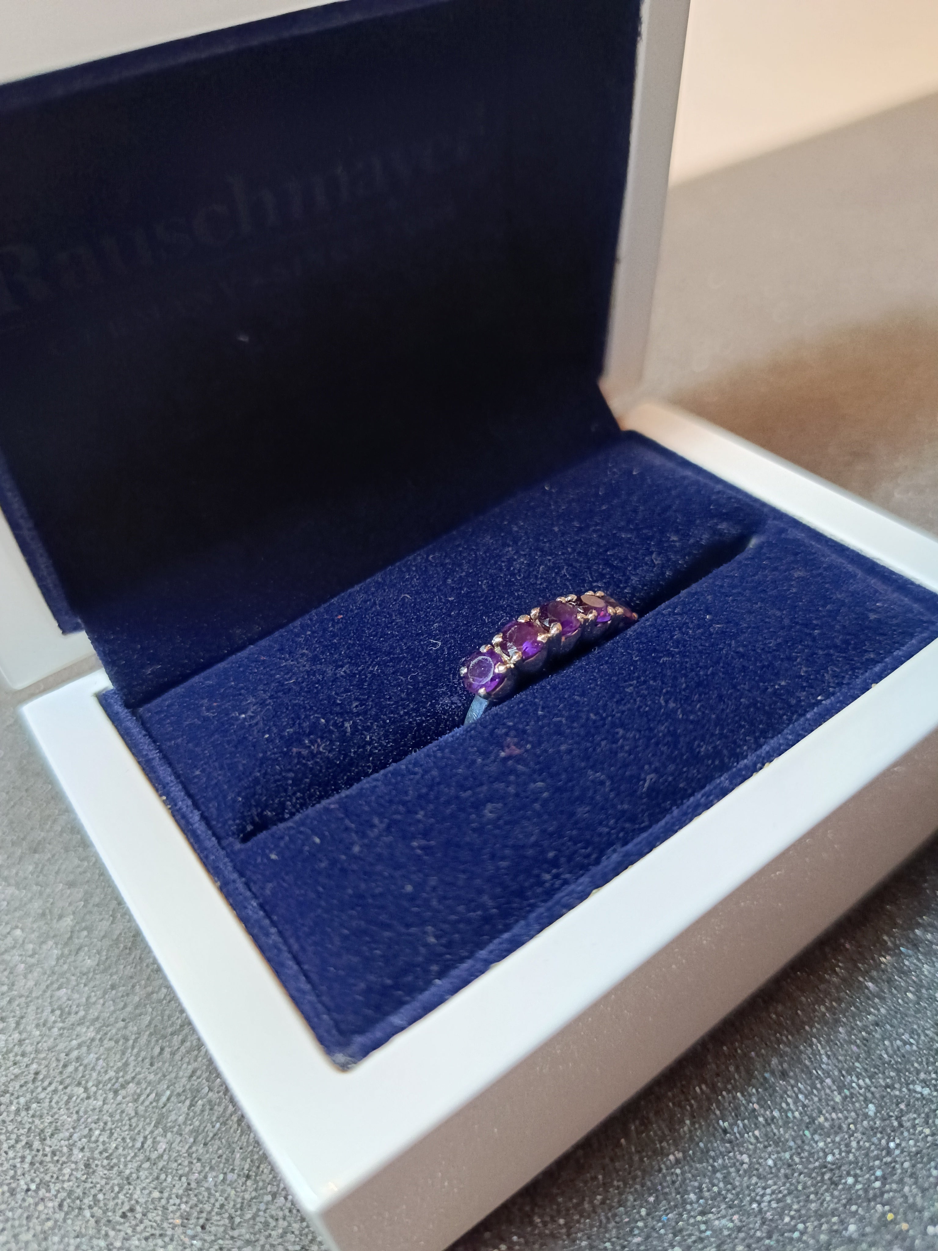 Amethyst Ring (eckig)