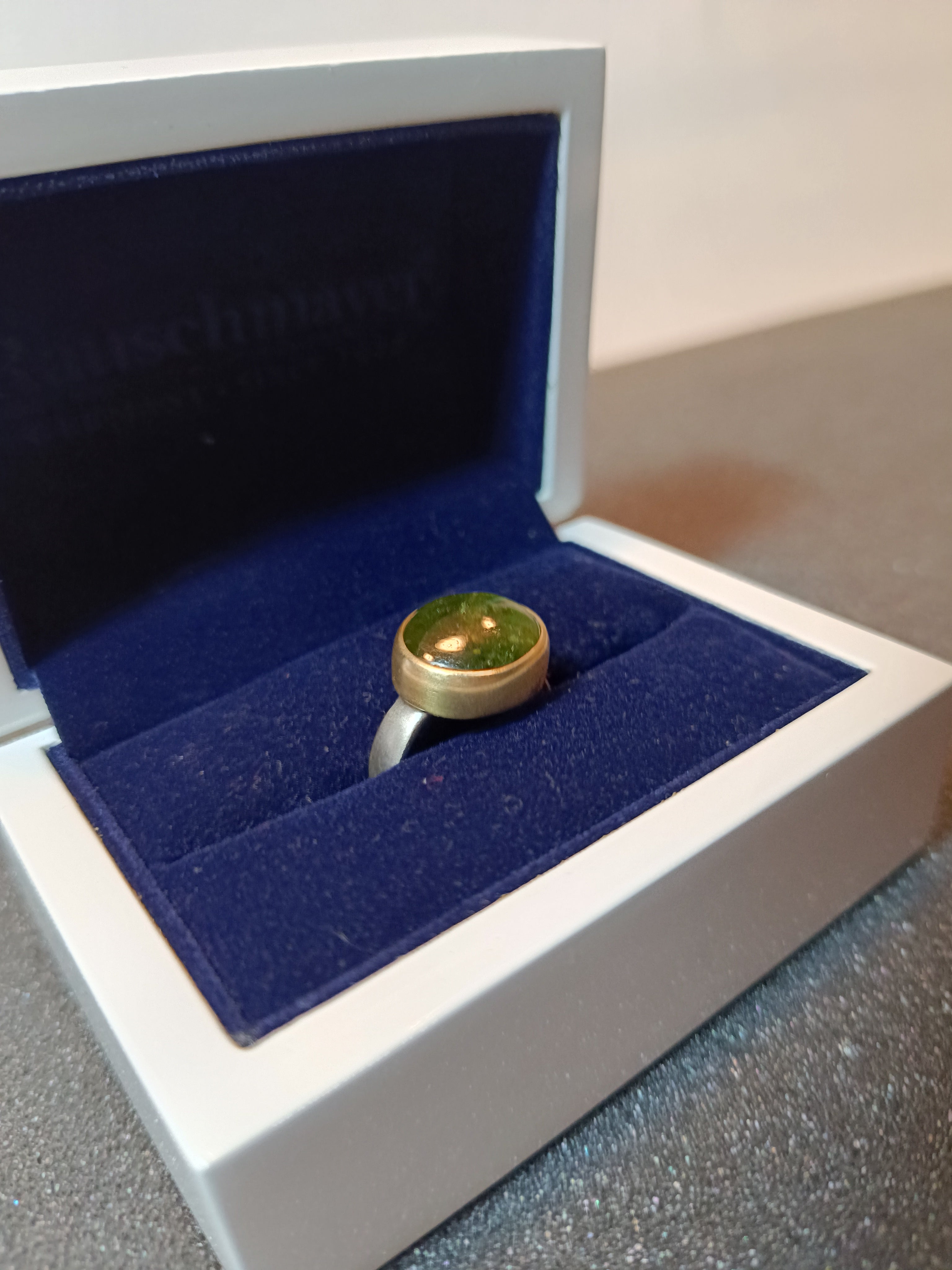 Turmalin Caboshon Ring