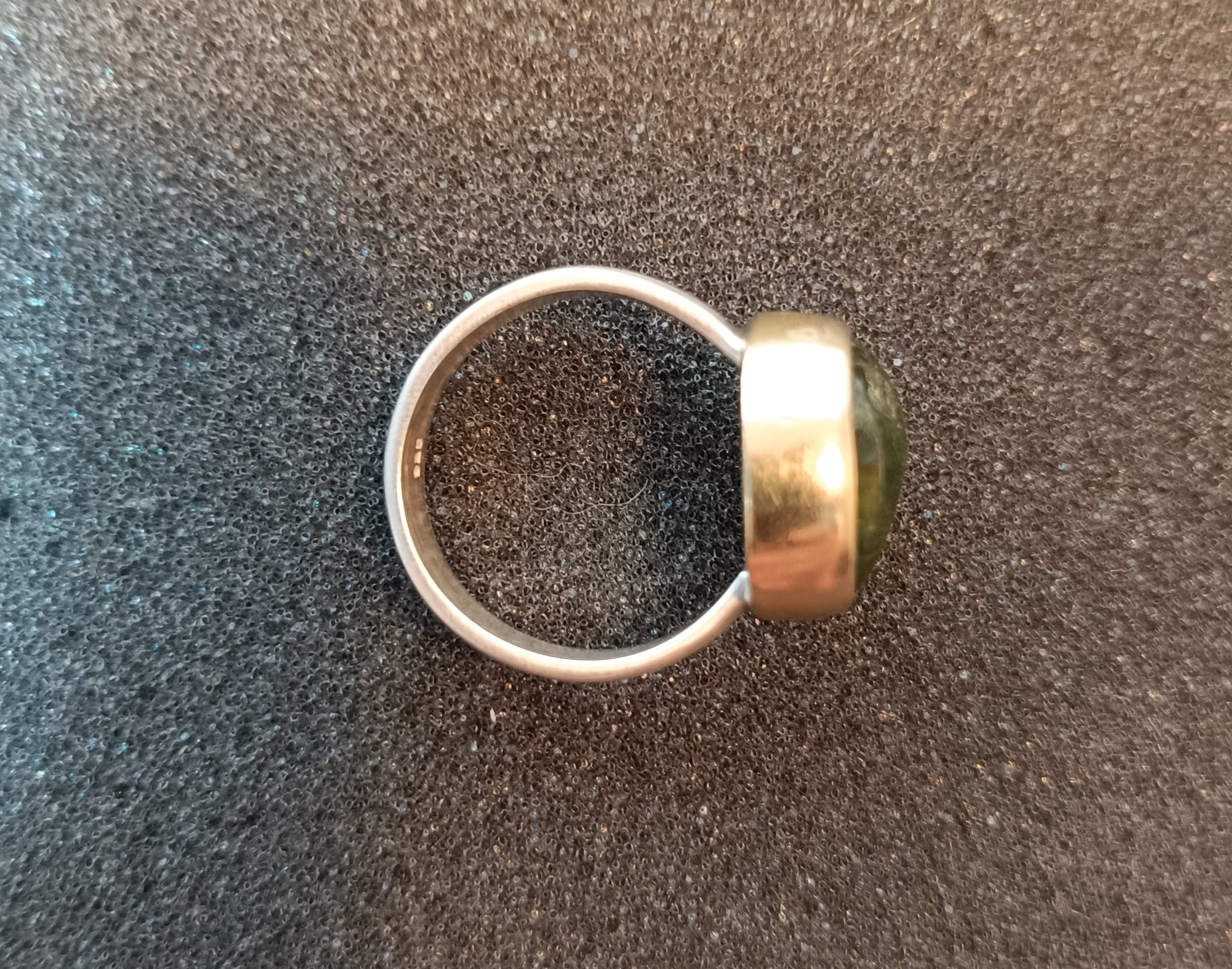 Turmalin Caboshon Ring