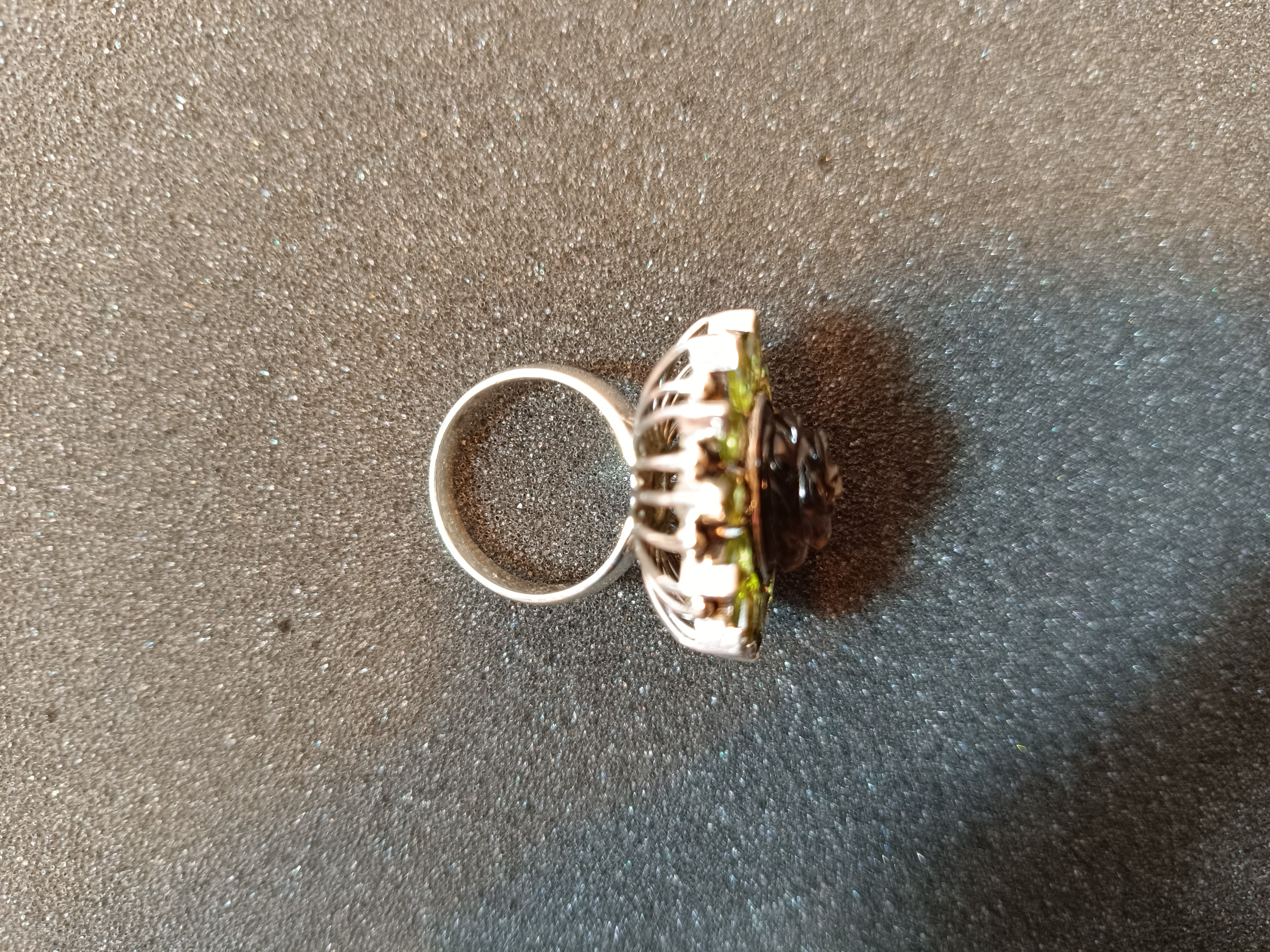 Amethyst-Peridot Ring