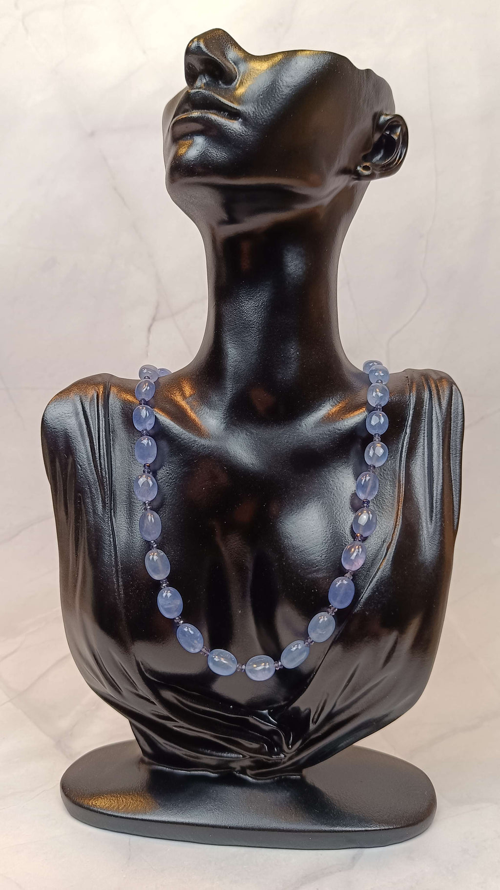 Blaue Aventurin/Iolith Halskette