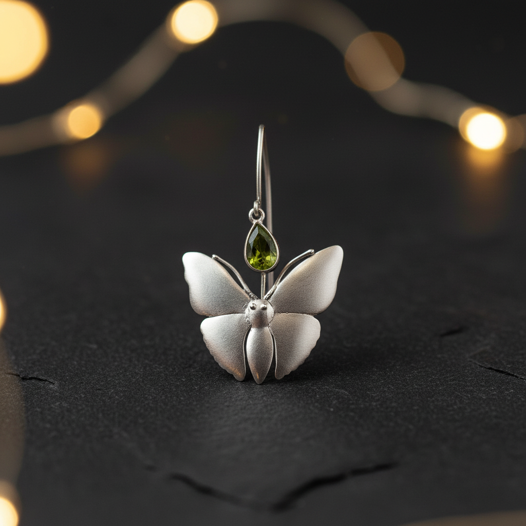 Butterfly Earring – Dark Slate